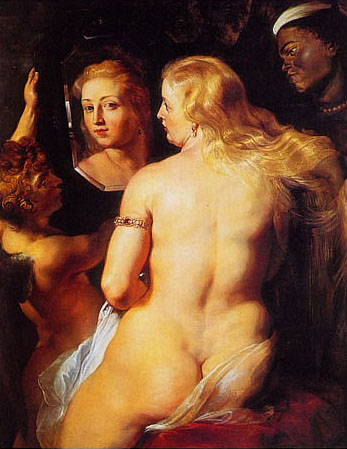 Photo:  Peter Paul Rubens,Venus at her Mirror, 1613